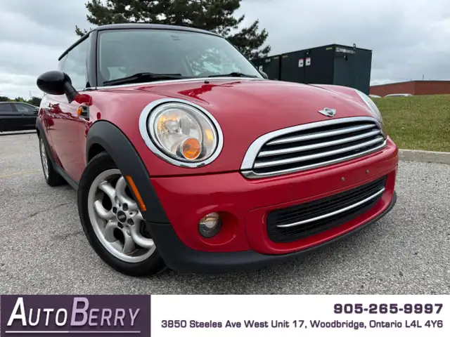 2012 MINI Cooper Hardtop 2dr Cpe Classic in Cars & Trucks in City of Toronto - Image 2