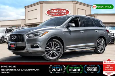 AWD | 7 PASS | NAVI | 360 CAM | SUNROOF | REAR ENTERTAINMENT INFINITI INSPECTION IS AVAILABLE UPON R...