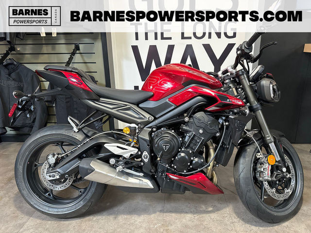 2024 Triumph Street Triple 765 RS Carnival Red in Street, Cruisers & Choppers in Calgary