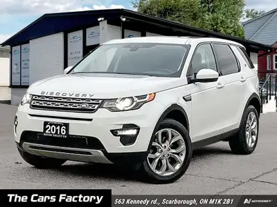 Introducing the 2016 Land Rover Discovery Sport HSE 4WD – a top-of-the-line vehicle that combines lu...