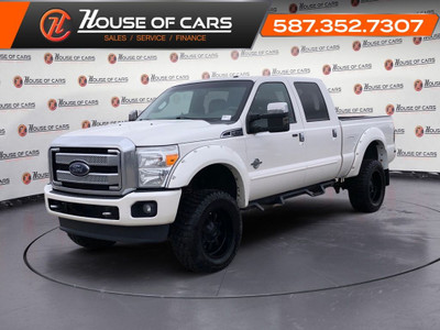  2014 Ford F-350 Platinum / Leather / Sunroof / Lifted
