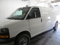 Climb inside our robust 2021 GMC Savana Cargo Van that delivers uncompromised strength in Summit Whi... (image 1)