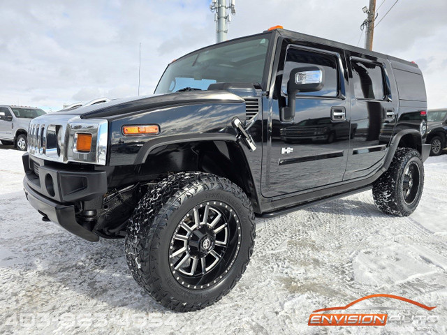 2006 Hummer H2 SUV LUXURY PKG \ AIR SUSP \ REAR DVD \ ONE OWNER in Cars & Trucks in Calgary - Image 2