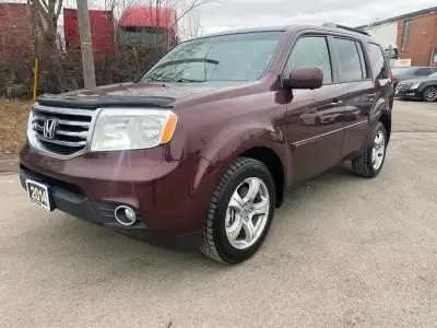 2014 HONDA PILOT EXL: CHECK OUT THIS ACCIDENT FREE 8 SEATER VEHICLE. THIS CLEAN SPOTLESS BURGUNDY ON...