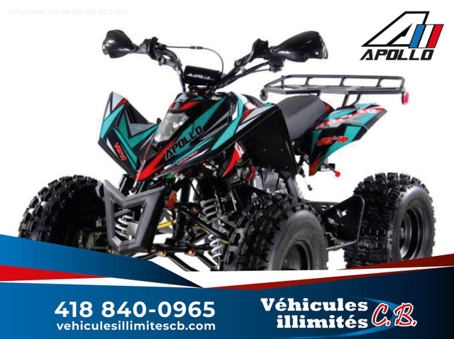 2023 Apollo Motors VRX 125 RR FINANCEMENT BANCAIRE DISPONIBLE in ATVs in Québec City