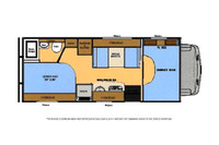 The 2014 ALP Adventurer 23DS is a compact yet well-equipped Class C motorhome, designed for both com... (image 3)