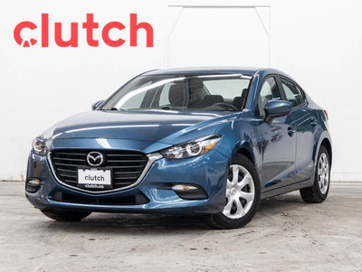 2018 Mazda Mazda3 GX w/ Convenience Pkg w/ Rearview Cam, Bluetoo
