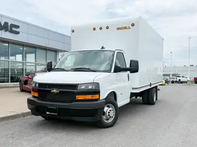 WAS: $71224 NOW: $69224 plus taxes and licensing fees2024 Chevrolet Express Cutaway 3500 DRW16’ Cube...