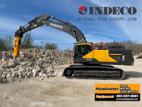 Indeco Hydraulic Hammers/Breakers for Excavators and Backhoes