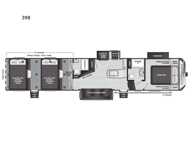 2023 Keystone RV Carbon 398 in Travel Trailers & Campers in Ottawa - Image 3
