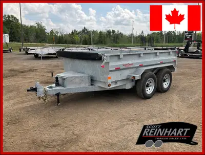 9900LB GVWR, 2 52000LB Spring Axles, Electric Brakes on Both Axles, 15 Inch Radial Tires, Galvanized...