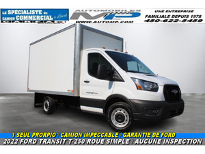 2022 Ford Transit T-250 CUBE 12 PIEDS ROUE SIMPLE 1 SEUL PROPRIO