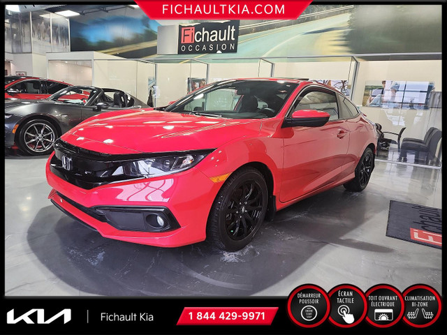 Honda Civic Coupé Sport 2020 **TOIT**PUSH BUTTON**CAM RECUL** in Cars & Trucks in West Island - Image 2