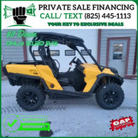  2011 Can-Am Commander 800 XT FINANCING AVAILABLE