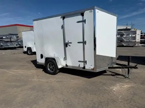 FOREST RIVER ULAFT 6X10 SINGLE AXLE BARN DOOR in Cargo & Utility Trailers in Kingston - Image 7