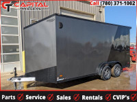 2025 Bravo Trailers 7.5FT x 16FT Enclosed Cargo Trailer Silver S