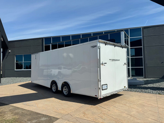 2022 Lightning 8x22 Plus 4' V Nose Aluminum in Cargo & Utility Trailers in Sault Ste. Marie - Image 2