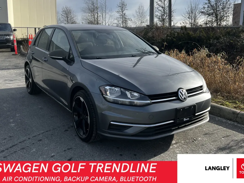 2018 Volkswagen Golf TRENDLINE; AUTOMATIC, BACKUP CAMERA, BLUETO