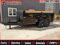 2025 Double A Trailers 83in. x 14FT Tandem Axle Dump Trailer (14