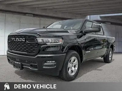 Brand New 2025 Ram 1500 Big Horn finished in Diamond Black Crystal Pearl. Inquire Today! *Configurat...