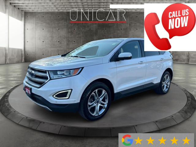 2016 Ford Edge No Accidents Titanium AWD Blind Spot Sunroof Leat in Cars & Trucks in Markham / York Region - Image 3