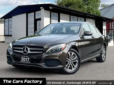 2017 Mercedes-Benz C300 4MATIC – Bronze on Tan | ONLY 056,377K KM | Loaded & Luxurious! “Luxury That...