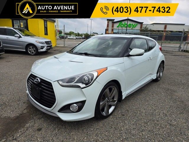 2013 Hyundai Veloster Turbo - LEATHER SPORT BUCKET SEATS, HEATED in Cars & Trucks in Calgary