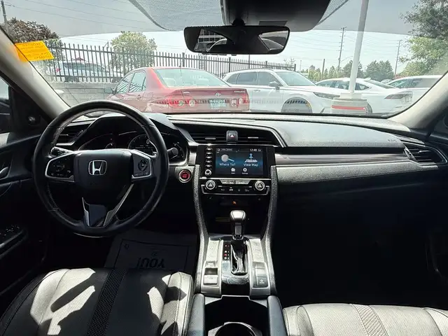 2020 Honda Civic Touring Touring|Leather|Navi|Sunroof|CarPlay in Cars & Trucks in Oshawa / Durham Region - Image 19