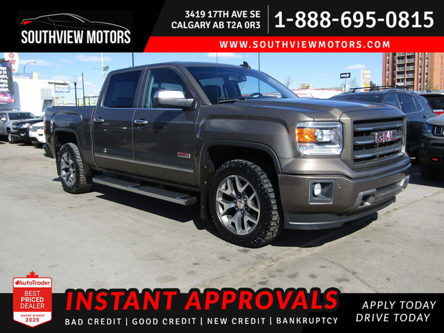 2015 GMC Sierra 1500 SLT ALL TERRAIN PKG 4WD CREW CAB 5.3L B.CAM in Cars & Trucks in Calgary