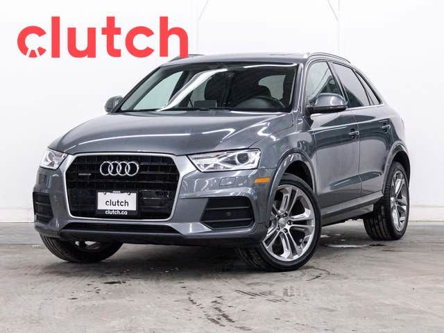2017 Audi Q3 Progressiv AWD w/ Power Moonroof, Rearview Cam, Fro in Cars & Trucks in Ottawa