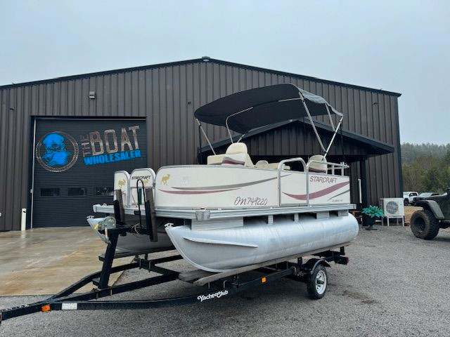 2006 14' STARCRAFT PONTOON 20HP 4-STROKE EFI in Powerboats & Motorboats in Peterborough