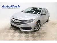  2018 Honda Civic Sedan LX, CARPLAY, BLUETOOTH, CAMERA, PNEUS NE