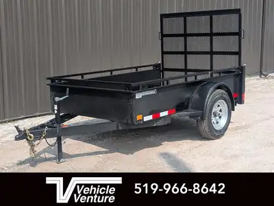 SIZE: 60.5" X 8' WEIGHT: 815 lbs PAYLOAD: 2,175 lbs GVWR: 2,990 lbs. AXLES: (1) 3,500 lbs Axle w/Eas...