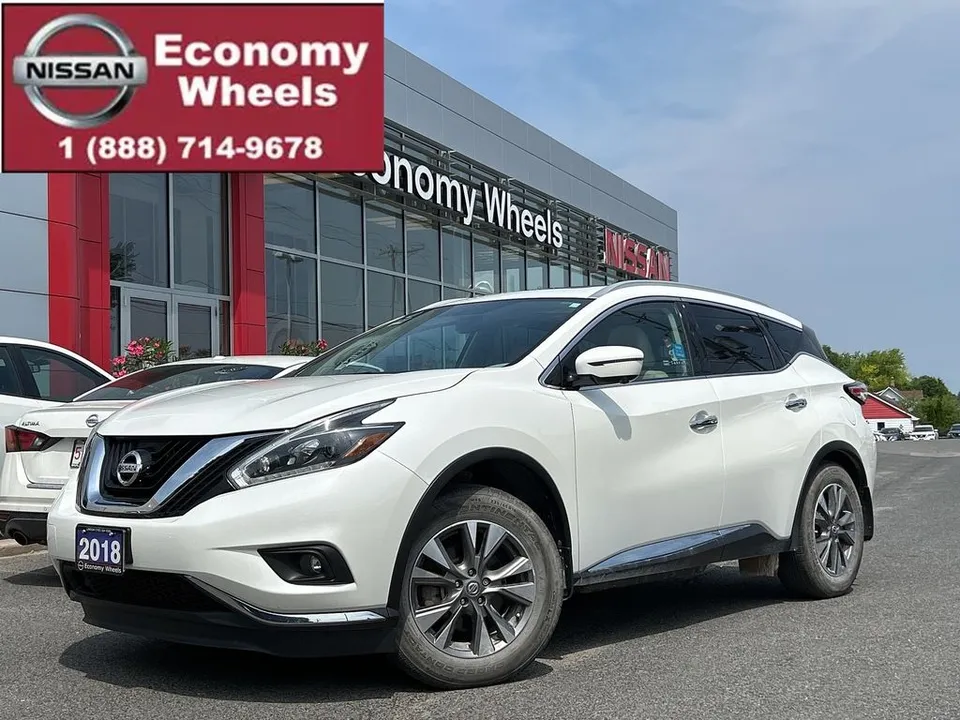 2018 Nissan Murano SL w/Leather/Navi/PwrGate/360Cam/Bose/MemryS