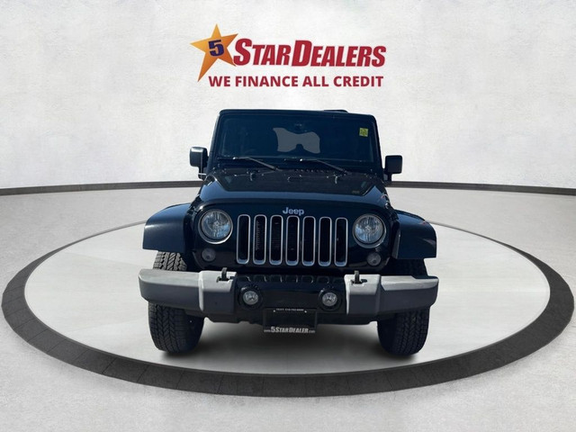 2016 Jeep WRANGLER UNLIMITED Sahara CLEAN MUSE SEE WE FINANCE AL in Cars & Trucks in London - Image 2