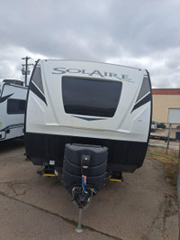 Solaire Below Cost Solaire Rear Bathroom Trailer under 6,000 lbs