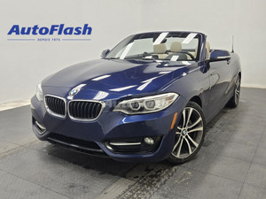 2015 BMW 2 Series AWD, CAMERA, BLUETOOTH, DECAPOTABLE, VOLANT CHAUFF