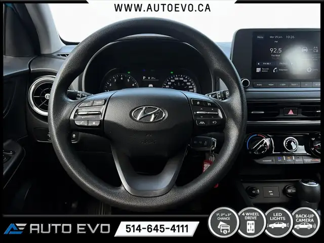 2022 Hyundai Kona ESSENTIAL * SIEGE CHAUFFANT * CAMERA * MAGS *  in Cars & Trucks in City of Montréal - Image 13