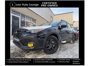 2024 Subaru XV Crosstrek ONYX!! BRAND NEW VEHICLE!! SUNROOF, HEATED SEATS!