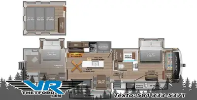 VR Thetford 2025 JAYCO North Point 390CKDS Contactez nos conseillers par téléphone courriel ou texto...