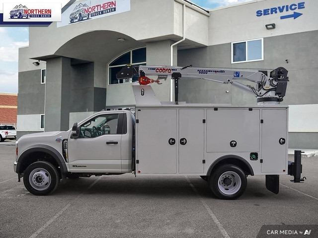 2024 Ford F-550 Chassis XLT MILRON SERVICE TRUCK 4X4 POWER ST... in Cars & Trucks in Edmonton - Image 4