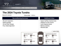 The 2024 Toyota Tundra is a full-size pickup truck equipped with a powerful 3.5L twin-turbo V6 engin... (image 1)