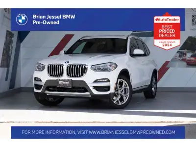 2021 BMW X3 xDrive30i AWD 8-Speed Automatic 2.0L I4 TwinPower Turbo EXTERIOR - ALPINE WHITE INTERIOR...