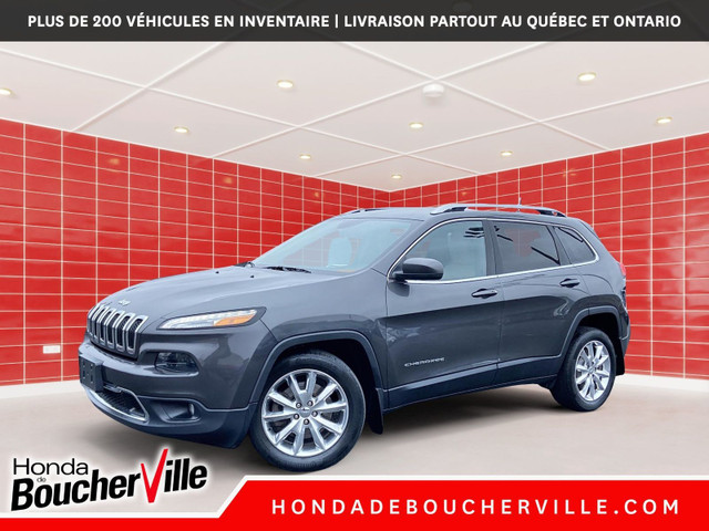 2016 Jeep Cherokee Limited V6, CUIR, TRES BAS KILOMETRAGE in Cars & Trucks in Longueuil / South Shore