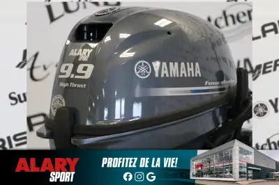 Ce moteur hors-bord YAMAHA T9.9XEB 2025 est disponible DÈS MAINTENANT! Contactez-nous au 450-420-270...