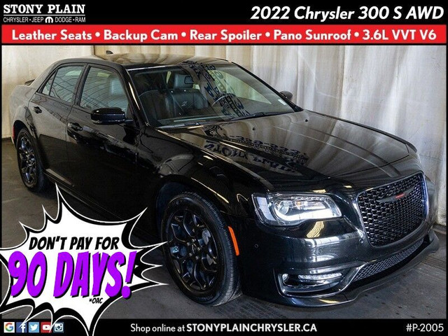  2022 Chrysler 300 S AWD - Leather, B/U Cam, Sunroof, 3.6L V6 in Cars & Trucks in St. Albert