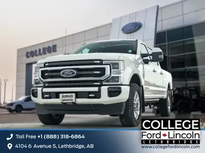 College Ford Lincoln's 2022 Ford F-350 Platinum is equipped with a 10-Speed Automatic Transmission,...