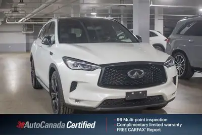 This INFINITI QX50 has a strong Intercooled Turbo Premium Unleaded I-4 2.0 L/120 engine powering thi...