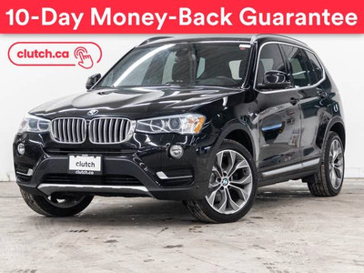 2017 BMW X3 xDrive28i AWD w/ Rearview Cam, Bluetooth, Dual Zone 