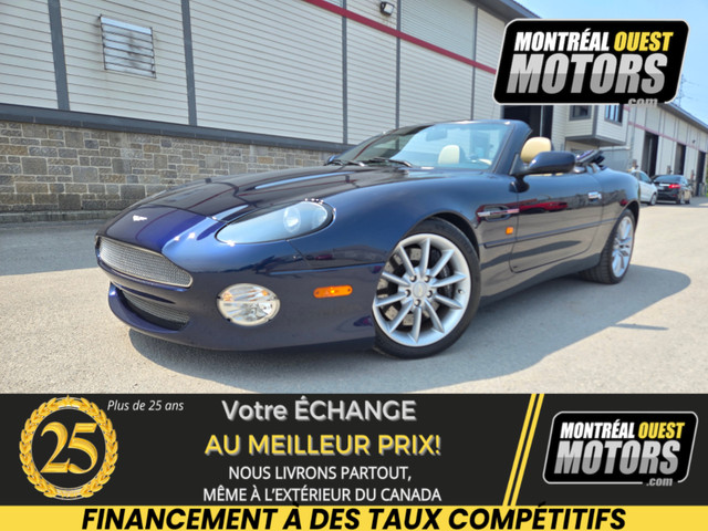 2002 Aston Martin DB7 Vantage VOLANTE / CONVERTIBLE / V12 420HP  in Cars & Trucks in West Island - Image 3